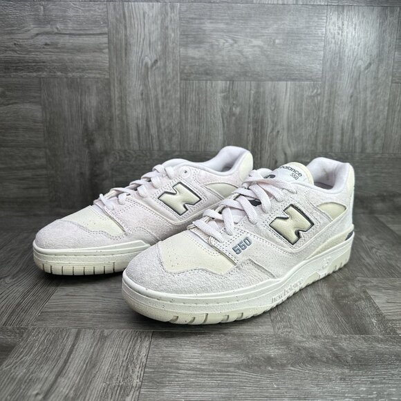 New Balance 550 Women's size 8 Light Pink Suede Shoes BBW550RC - Picture 6 of 9